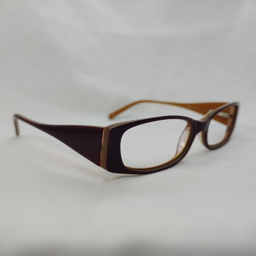STYLEWISE Eyeglass Frames WINE SW426 Burgundy Orange Full Plastic Red Brown